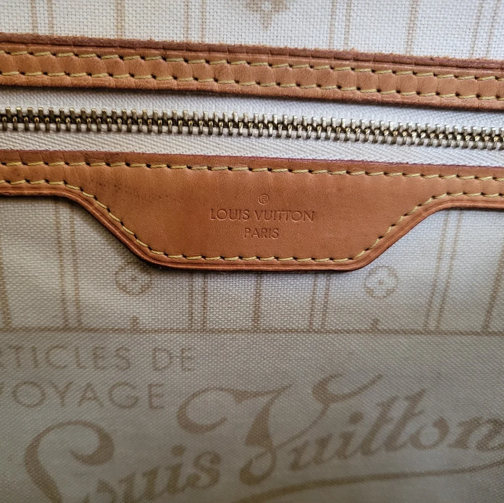 Close out Sale⚠️⚠️⚠️ SALE 💯 XL Louis Vuitton Neverfull GM AZUR - Picture 5 of 14